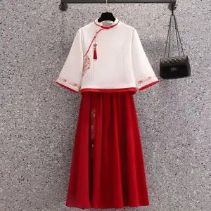 계량한복여성 자수 한복 빅사이즈 무용 퓨전 개량 계량