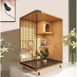 앵무 우드 새장케 대형 XL 초대형 가로61 모란 날림장 투명 43 4x40x60