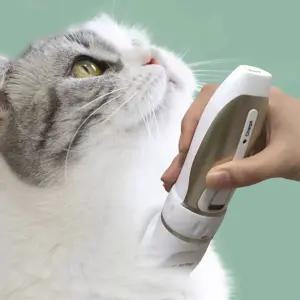 무소음 고양이 털 강아지 말리는 기계 흡입기 바리깡