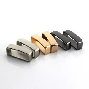 2Pcs 합금 벨트 키퍼 D 모양 루프 링 스트랩 버클 가죽 공예 액세서리 가방 부품 30/35/40mm