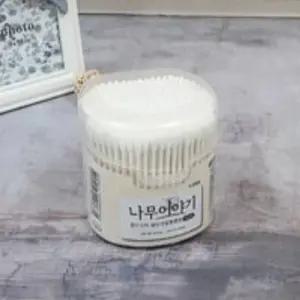 종이스틱 원형 면봉 300개입x6개 헬스장 다용도면봉