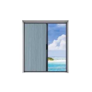 우스어스 무타공 창문 주방 간이 샤시 가림막 커튼 슬라이딩 도어