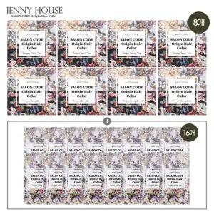 제니하우스 오리진 헤어컬러 염색약 새치커버 홈쇼핑 염색제 8개+트리트먼트 16개 세트