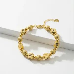 프리미엄 은도금 힐링 행운 불교 염주 팔찌 선물용 보증서 포함