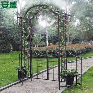 야외 정원 울타리 대문 쪽문 정문 제외 담장 출입문 슬라이딩 게이트 미니 포도 아치