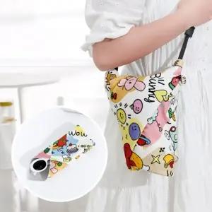 큰손 매직파우치 카메라 화장품 더스트백 다용도 손수건 보자기 자가점착 휴대용 접이식 랩파우치