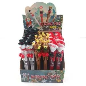 E10] 2500 크리스마스 LED 권투볼펜 삼총사 (18개세트)