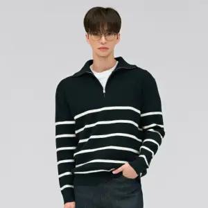 체이스컬트 세이브존02 남성 스트라이프 반집업 스웨터  DFRK5214D04