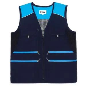 POVV 메쉬 작업조끼 SM-V1502-1 (망사조끼) [WFK3PGI]