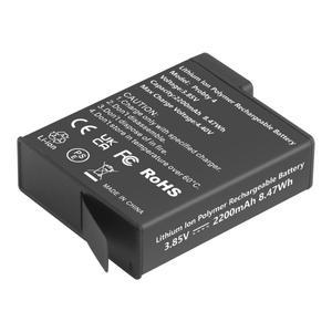 고프로 전용 충전기 DJI 오스모 액션 6/5 프로 카메라용 2200mAh 배터리 및 360 3 4 5 액세서리용 고속 충