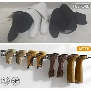 철제 장화 정리 거치대 2개 세트 벽걸이형 진열대