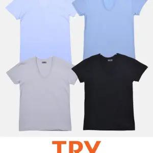 (트라이) 순면 소재 심플 베이직 4색 남성 반팔 런닝 러닝 남자 이너티 이너 라운드 기본 셔츠 데일리