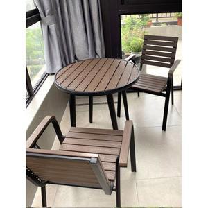 샤크팡 실외 철제 테라스 커피 테이블 여행 캠핑 의자 야외티테이블 카페