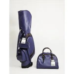 허스키 X 제네시스 프리미엄 여성용 바퀴형 캐디백 보스턴백 세트 G