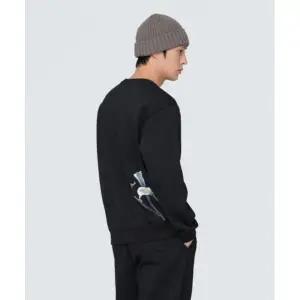 [SNOW PEAK]SNOWPEAK APPAREL 카라 그래픽 맨투맨 S24FMFHT34 Black S24FMFHT34BK 897457