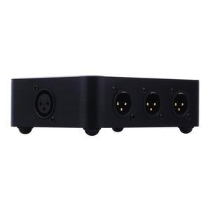 새로운 XLR 스플리터 마이크 라인 레벨 병렬 지원 1대 6 출력 신호 분배 또는 6대 1 혼합 모드 프로페셔널 오디오 데이터 전송