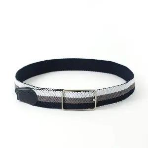 [콩심팥심]남자 캐주얼 벨트 핀버클 패브릭 밴딩 열쇠고리 허리띠 스판허리띠