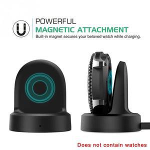 삼성 기어 S3 S3 프론티어 SM-R760/프론티어 SM-R765/클래식 SM-R770용 5V 1A 스마트 시계 USB 무선 충전기 크래들 도크