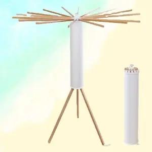 고품질 공간활용 원목 빨래건조대 튼튼한 원형 건조대 (WFKFFS2)