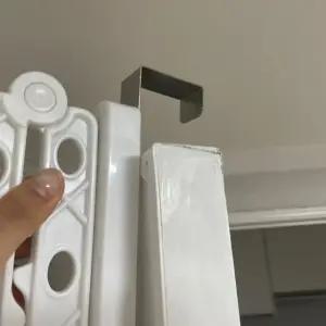 고품질 접이식 빨래걸이 문걸이 세탁물 건조대 화이트 다용도 (WFKG217)