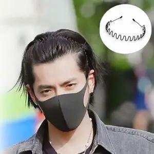 머리띠 철사 머리 흘러내림 헤어밴드 방지 스프링