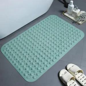 욕실 안전매견고한트 미끄럼방지 타일 흡착 매트 민트 색상