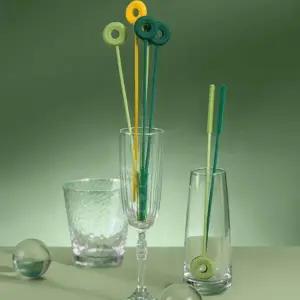 그린 개인용 빨대 청소솔 빨대세척 실리콘 빨대솔 (WFGT96N)