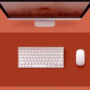 데스크패드 버건디 책상매트 버건디책상패드 대형매트 60X30 (WFKHK6O)