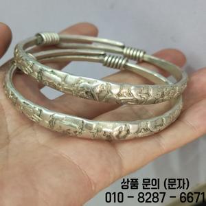 중국 티베트 실버 복고풍 12 조디악 팔찌 오래된 미아오 여성용 선물