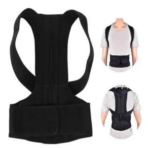 바른 자세 유지 어깨 교정 밴드 허리 고정 자세 밴드