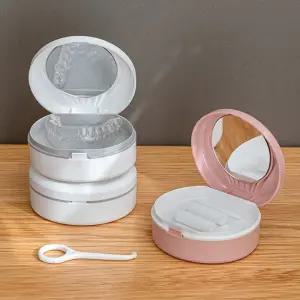 틀니 보관 케이스 휴대용 홀더 건조함 보관함