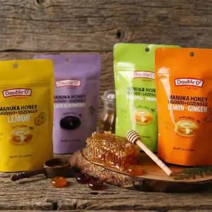 더블디 MGO500+ 마누카허니꿀 5%함유 프로폴리스 로젠지 드롭 목캔디(레몬/레몬진저/엘더베리/유칼립투스)