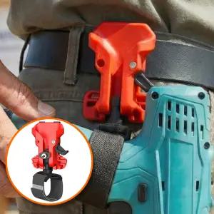 임팩 전동 드릴 타카 망치 걸이 홀더 다용도 작업 홀스터 허리 공구 벨트 거치대 걸이대 고리 드릴집 밴드