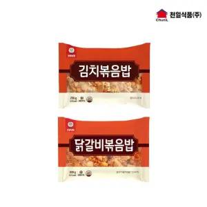천일식품 볶음밥 10봉 (250g 김치5봉+300g 닭갈비5봉)