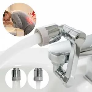 [고품질]자파믹스 금속형 360도 만능 회전 수도꼭지 각도조절 워터탭