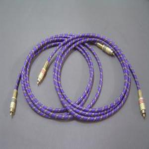 천쉴드RCA선 50cm 1m 3m 1조/금도금플러그 노이즈방지