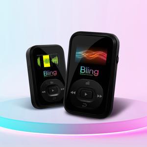 엠피지오 블루투스 MP3 BLING(8G)블링 SD지원 구간반복 클립형 초소형 휴대용