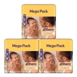 리베로 기저귀 밴드형 2단계 94매 3팩 신생아용