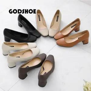 [갓슈] 더쿠 플로렌틴 펌프스 미들힐 수제화 정장구두 (S5119320)