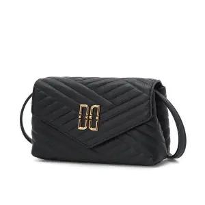 [닥스](강남점)DCBA1F367 [CARLISLE] 블랙 칼라일 가죽 미니 크로스백