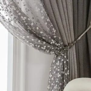 지나송 로첼라 자수 암막커튼 중형(340×230cm)