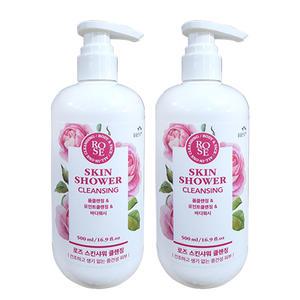 (2개)꽃을든남자 로즈 스킨샤워 클렌징 500ml