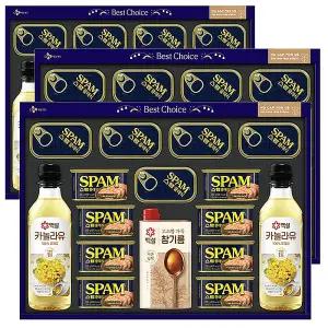 CJ 스팸 선물세트 최고의선택 레드라벨 3세트(1BOX) 26년 명절선물세트