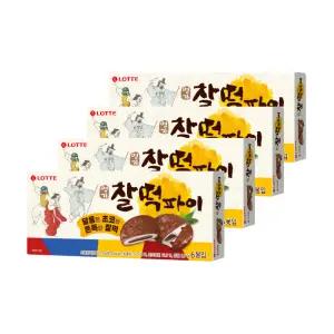 롯데웰푸드 명가찰떡파이 오리지날, 210g, 4개