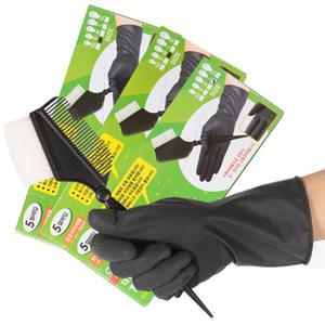 대동 까칠이 고급미용장갑 블랙 1box(5set) / 천연라텍스장갑 미끄럼방지 특수표면처리