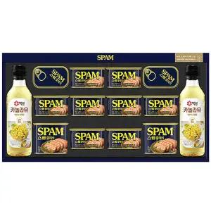 CJ 스팸선물세트 스팸 복합100호 1세트/아웃박스 별도 포장 최근제조 25년 추석명절 신형상품