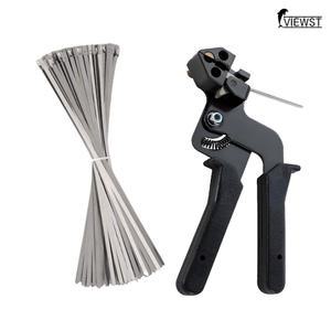 뷰스트 강력 금속 스텐 케이블 타이건 스틸 철타이