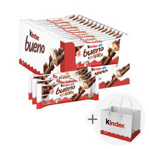 킨더 초콜렛 부에노 T2, 3입, 10개 + 증정(쇼핑백, 1개)