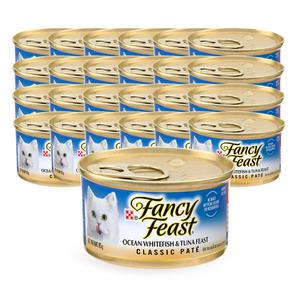 퓨리나 팬시피스트 참치와흰살생선 캔 85g x24개