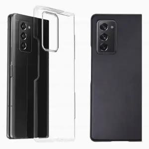 르랑 갤럭시 Z폴드3 미니멀 슬림 케이스 B 폴더 지폴드 투명 제트 폴더폰 CC01E-8 하드 변색없는 핸드폰